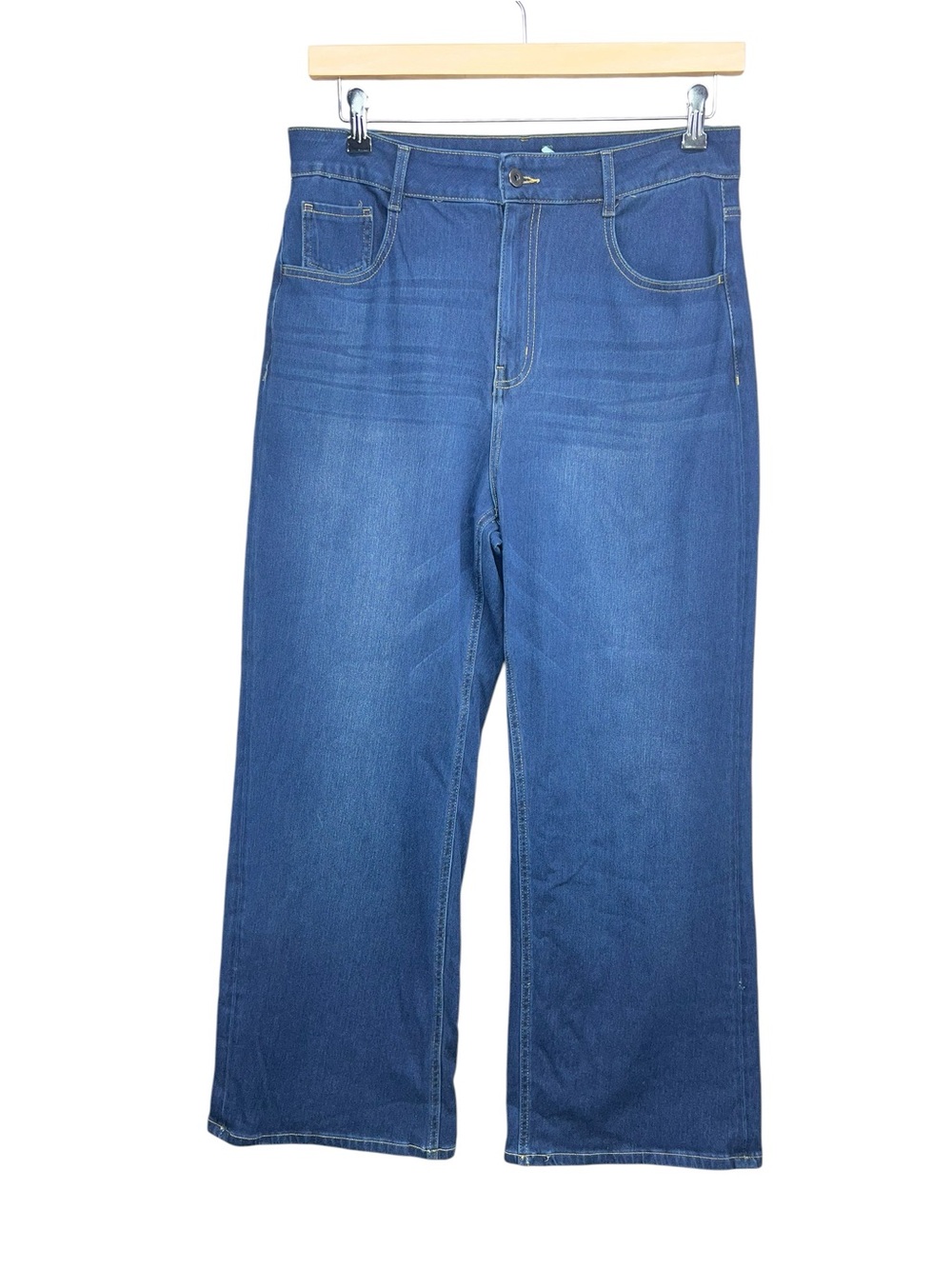 Halara High Rise Wide Leg Stretch Jeans Womens Large